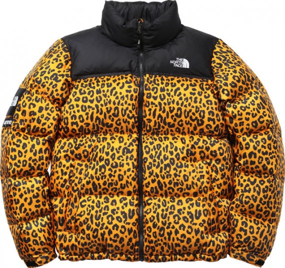 Supreme x North Face Leopard 'Nuptse' Down Jacket
