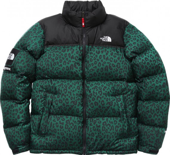 the north face leopard nuptse down jacket,drake and supreme the north