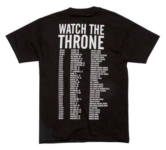 Watch The Throne Tour Shirts By Givenchy's Riccardo Tisci
