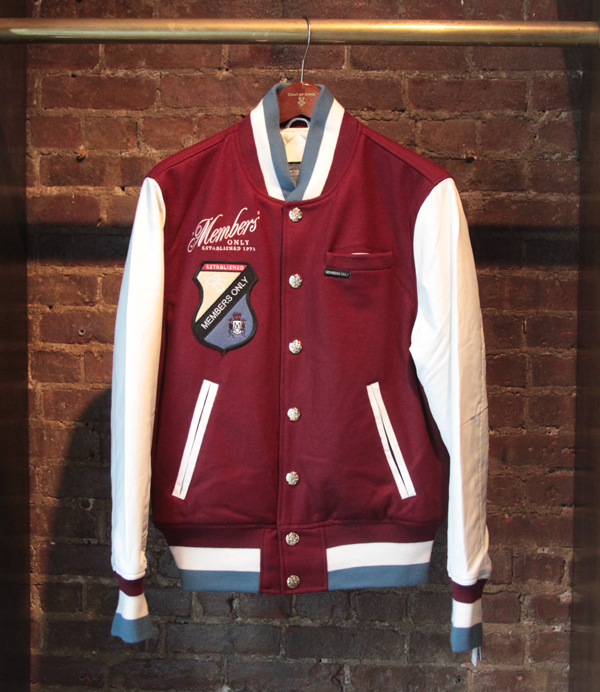 members only letterman jacket