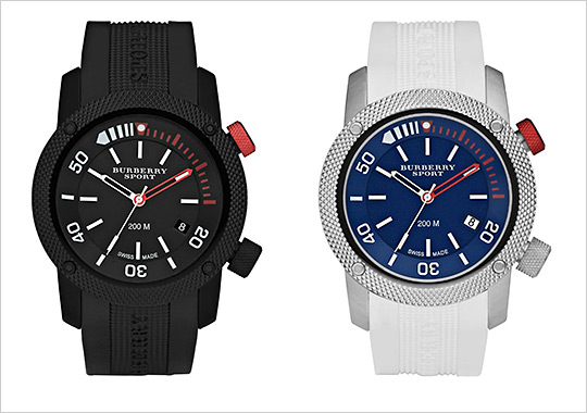 burberry diver watch