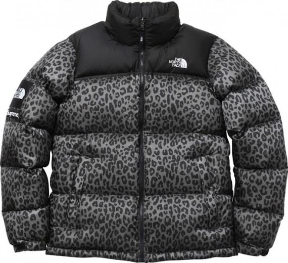Supreme x North Face Leopard 'Nuptse' Down Jacket